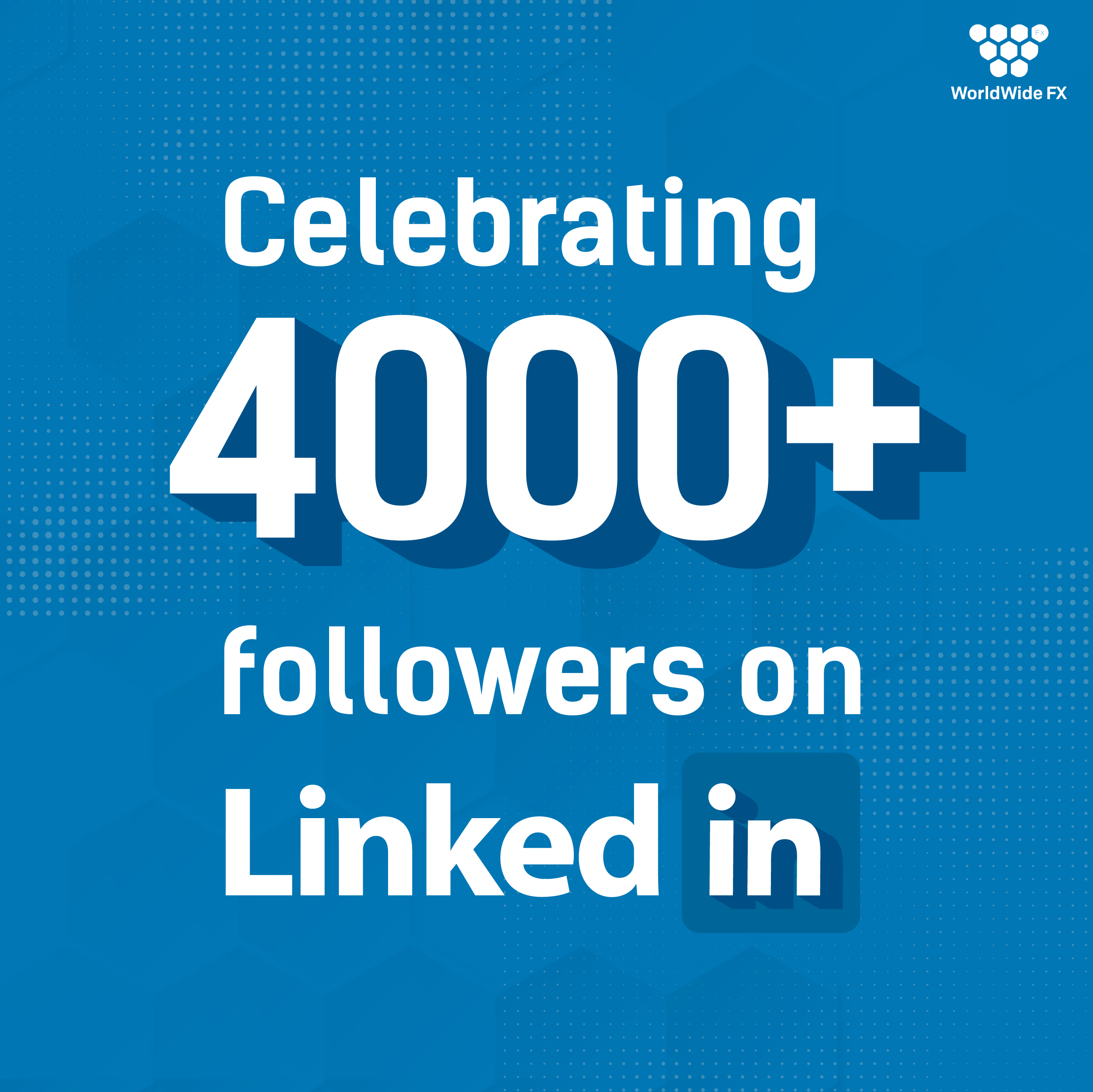 Thank You To All Of Our 4000+ Followers On LinkedIn