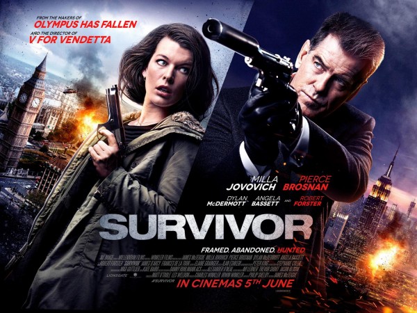 Trailer for Survivor, Starring Pierce Brosnan and Milla Jovovich